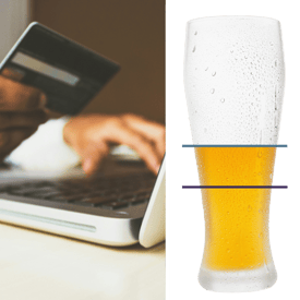 Rate Lock 2 - Person Holding Credit Card and Glass Half Full